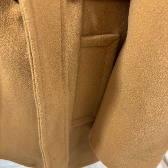 Ladies Avec Les Filles Camel Color Oversized Collar Hooded Coat Size Small - Picture 7 of 10
